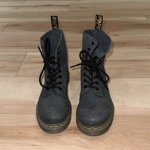 Never worn black lace up Dr. Martens